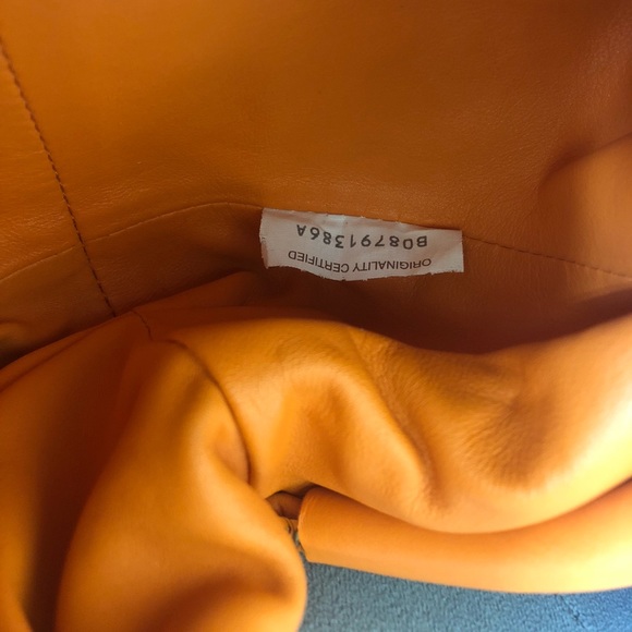 Bottega Veneta Mini Pouch in Orange - Picture 9 of 9